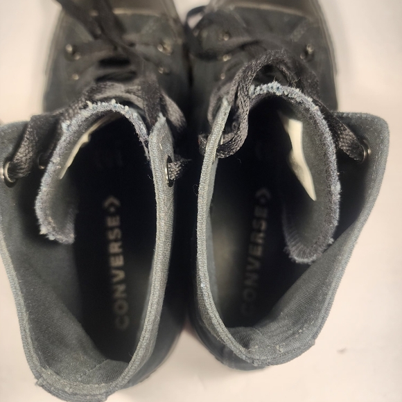 Converse Chuck Taylor All Star Hi All Black Unisex Men's size 7 Women's Size 9 - Picture 11 of 12